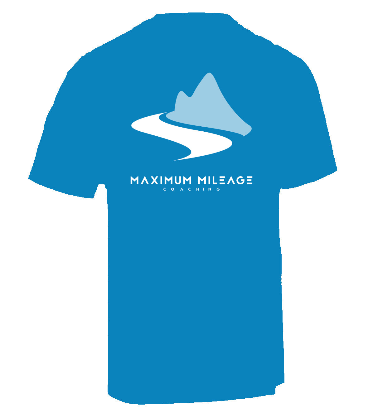 Maximum Mileage Blue Tee - Womens