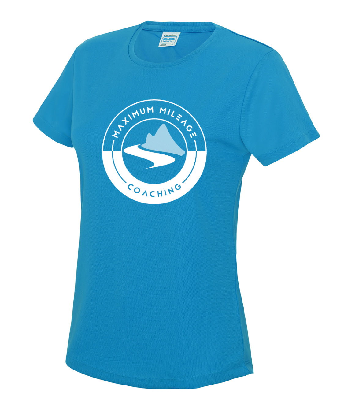 Maximum Mileage Blue Tee - Womens