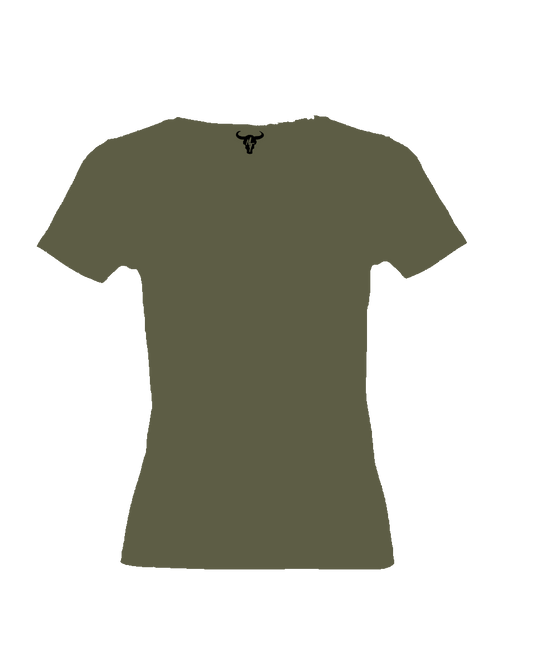 Ladies Maverick Training Khaki Green Tee - MySports and More